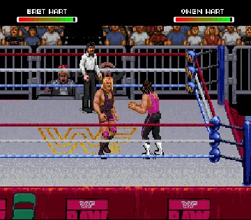 WWF Raw (USA) screen shot game playing